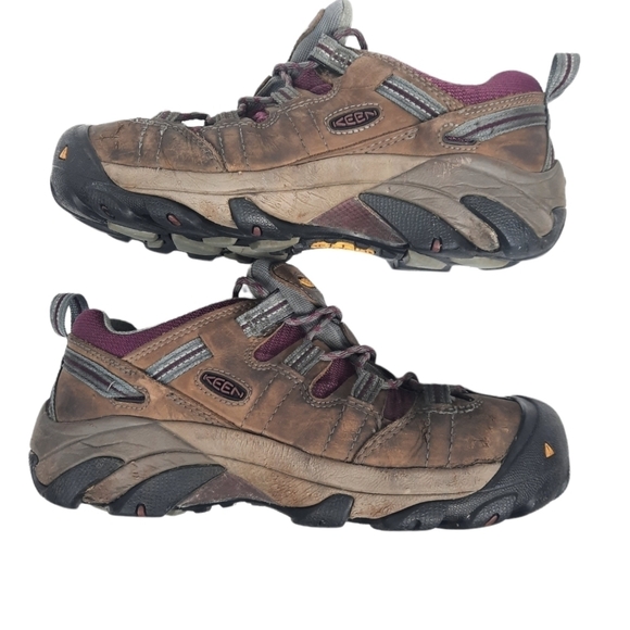 Keen Utility Women's Detroit XT Steel Toe Brown and Purple Size 8.5W Women's - Picture 6 of 13